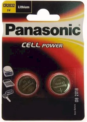 Zdjęcie produktu dla Panasonic Cr2032, 3V, 220Mah Li-Ion, Cr2032L/1Bp
