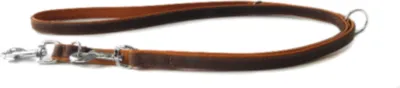 Produktbild von Das Lederband Hunde Führleine Roma mocca/cognac, Länge: 200 cm / Breite: 18 mm
