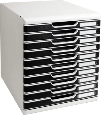 Immagine prodotto di Exacompta Modulo A4 Office organizer a cassetti 10 cassetti chiusi nero