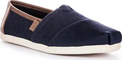 Produktbild von Toms Alpargata Vegan Cloudbound Sohlen Slip On Herren Baumwolle Espadrilles in Marineblau – 10 UK - 44 EU - 11 US / Navy