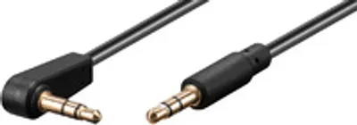 Produktbild von Microconnect AUDLL1A, 3.5mm, Stecker, 3.5mm, Stecker, 1 m, Schwarz
