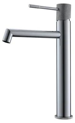 Waschtischarmatur Einhebelmischer, Chrom, wassersparend, Keramikkartusche
