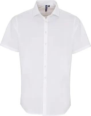 Image de Premier - chemise à manches courtes pour homme PC6055 (M) (Blanc)
