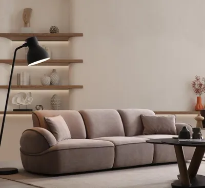 Produktbild von Modernes Stoffsofa r 4-Sitzer Wohnzimmer Edle Sitzcouch