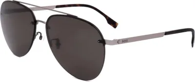 Produktbild von Hugo Boss BOSS 1537/F/SK R81 MATTE RUTHENIUM 62/15/145 Herren Sonnenbrillen