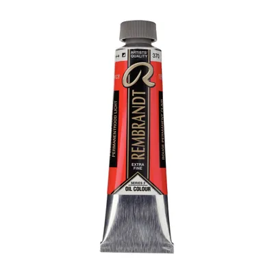 Immagine prodotto di Rembrandt pittura ad olio in tubetto 40 ml rosso permanente chiaro 370