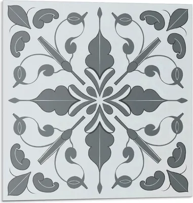 Immagine prodotto di Motivo vegetale in simmetria - Piastrelle autoadesive - Rivestimento - Pannello murale - Piastrelle in PVC - Piastrelle in vinile - Piastrelle in PCV - Autoadesivo - Decorazione murale - 9 pezzi 30 x 30 cm