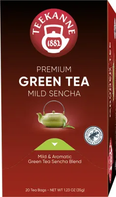 Image de Thé vert Teekanne Premium Sencha doux, 20 sachets de 1,75 g chacun