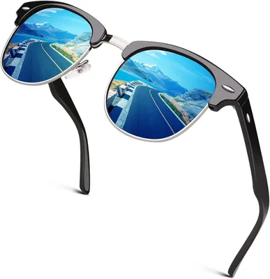 Imagen del producto de Gafas de sol Halbrand, polarizadas, de tamaño medio, color /azul, con protección UV para uso diario