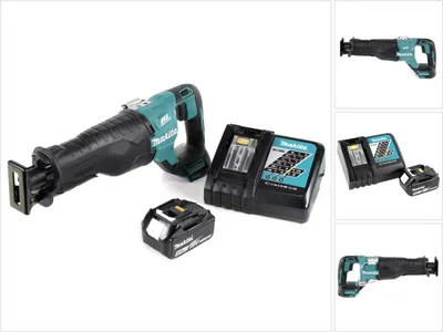 Produktbild von Makita DJR 187 RT1 Akku Reciprosäge 18 V Brushless Säbelsäge + 1x 5,0 Ah Akku + Ladegerät