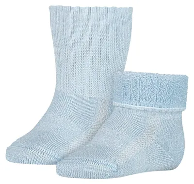 Produktbild von Merinowoll Baby Socken – Hellblau – 0-4 M