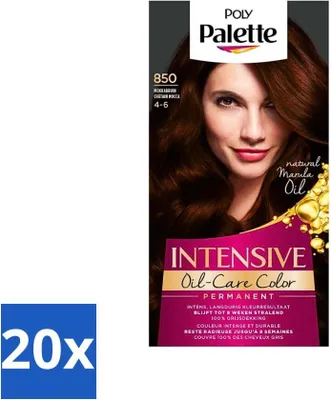 Zdjęcie produktu dla Poly Palette - Farba do włosów - Mocha brown 850 - 115 ml - Value pack - 20 szt