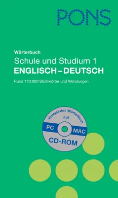 Produktbild von Pons Schule/Studium Engl. 1