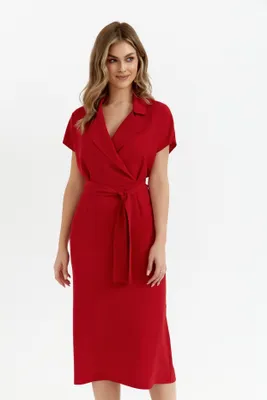 Produktbild von Stylove Midikleid für Frauen Ivoron S363 rot XXL