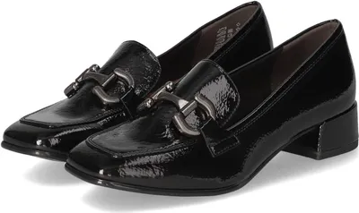 Zdjęcie produktu dla Tamaris Damska pantofelki Penny Loafer Ozdobna klamra Buty półotwarte Karreé 1-24316-43, rozmiar: 42 EU, kolor: czarny