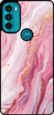 Produktbild von Smartphonica Handytasche geeignet für Motorola Moto G71 5G mit Marmordruck - TPU zurück Abdeckung Fall Marmor-Design - Pink