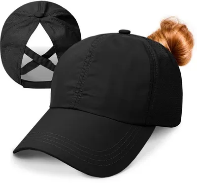 Imagen del producto de Gorra de béisbol para mujer con diseño de coleta, ideal para actividades al aire libre