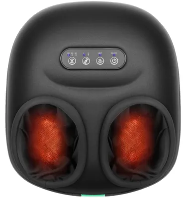 Produktbild von Fußmassagegerät, Tiefenmassage, Heizfunktion, schwarz, EU-Stecker