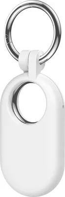 Image de Cazy Housse en silicone Compatible avec Samsung SmartTag2 - Blanc