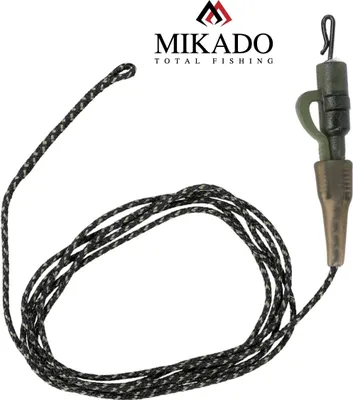Image de Mikado Carp Set Leadcore+safety Clip2 Lignes de bas de ligne Argent Argent One Size