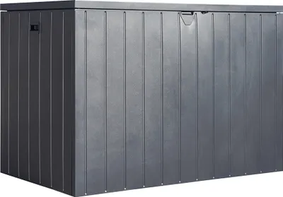 Produktbild von Shelterlogic Stahl Gartenbox | Kissenbox & Auflagenbox | Anthrazit | 79x138x93 cm