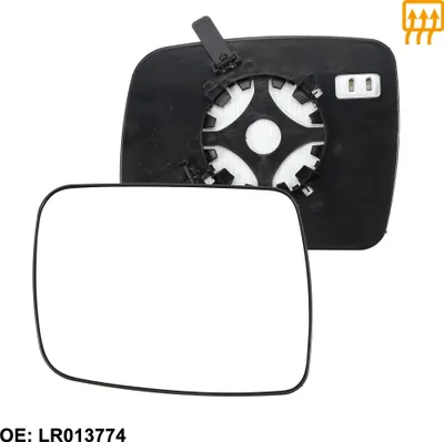Image de Verre De Rétroviseur Chauffant Droit De Remplacement pour Land Rover Range Rover