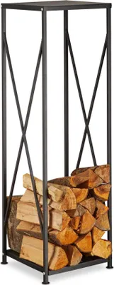Obrázek produktu pro relaxdays 10022303_0 relaxdays Kaminholzregal schwarz
