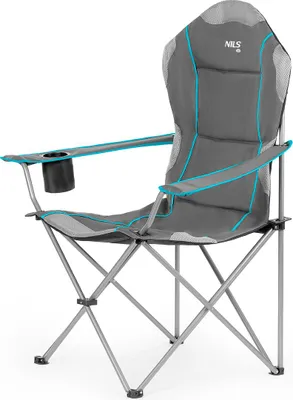 Obrázek produktu pro Skládací křeslo NILS Camp NC3080 světle-šedé