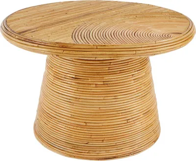 Produktbild von Couchtisch "tanae" beige 70x70x45cm - Atmosphera créateur d'intérieur