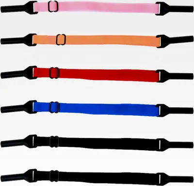 Produktbild von 6 Stück Verstellbare Brillenbänder, Uni, rutschfeste Brillenketten, Sportbrillenzubehör