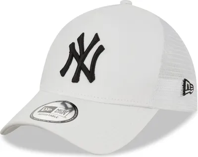 Produktbild von New Era A-Frame Trucker Cap - BASIC New York Yankees weiß