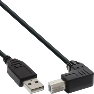 Obrázok produktu pre InLine 34510U, 1 m, USB A, USB B, Samec/samec, 0,48 Gbit/s, Čierna
