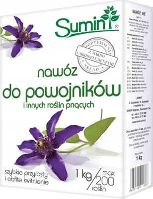 Obrázek produktu pro Hnojivo pro plaménky a jiné popínavé rostliny SUMIN 1kg