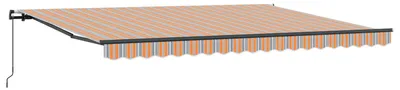 Image de Auvent rétractable Multicolore 450 × 350 cm