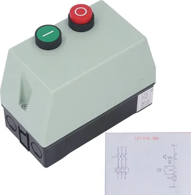 Image de Démarreur magnétique de moteur électrique IP55 interrupteur dede démarrage de moteur étanche monophasé 220 230 V