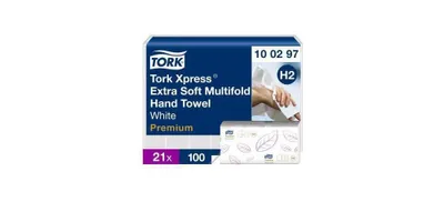 Produktbild von Tork 100297, Weiß, H2 -Xpress, 393,7 mm, 610 mm, 213,4 mm, 6,44 kg