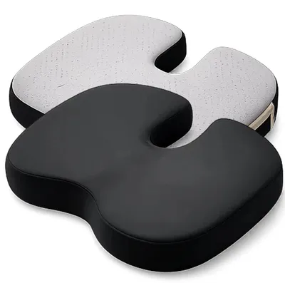 Zdjęcie produktu dla Poduszka ortopedyczna do siedzenia memory foam na krzesło fotel biurowy do samochodu ergonomiczna przeciwbólowa