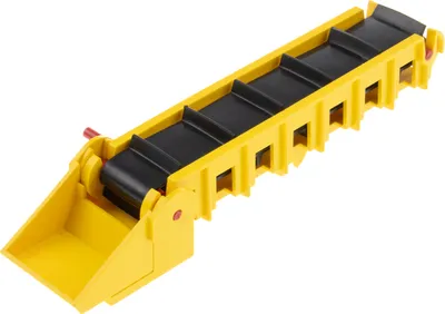Produktbild von 1xLego Förderband gelb Gummi Kette ohne Ständer Legoland 636 635 634 633 632 631