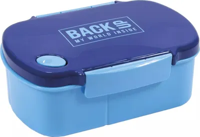 Immagine prodotto di Contenitore per la colazione Backup blu a tre scomparti
