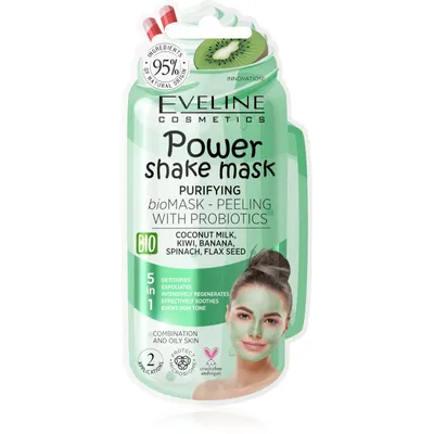 Produktbild von eveline bio reinigungsmaske mit peeling mit probiotika 10g