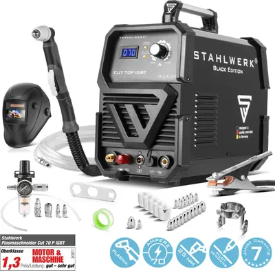 Obrázek produktu pro STAHLWERK Plazmová rezacka CUT 70 P IGBT s proudem 70 A a pilotním zapalováním v plné výbave