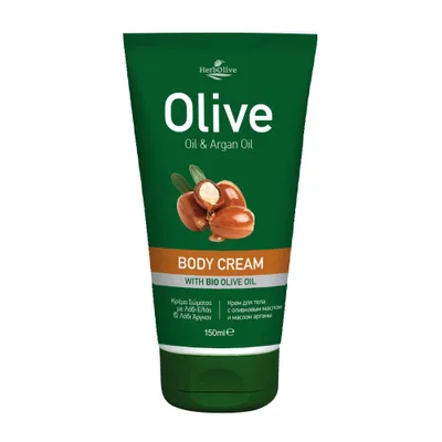 Produktbild von Herbolive Körpercreme Olivenöl & Arganöl 150ml