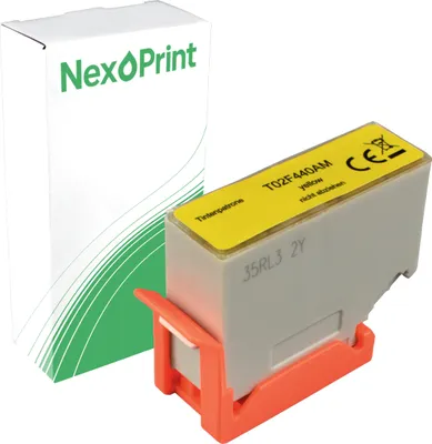 Produktbild von Druckerpatrone kompatibel zu Epson C13T02F440 202 yellow Expression Premium XP-6000, Epson XP-6005, Epson XP-6100, Epson XP-6105