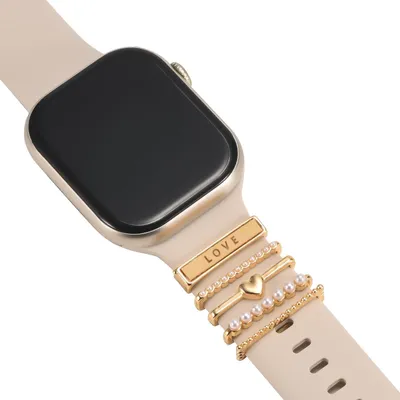 Obrázok produktu pre CoolGadget Smartwatch Hodinky náramok prívesky pre Apple Watch a Galaxy Watch šperky krúžky dekoratívne slučky motív klipy univerzálne motýľ