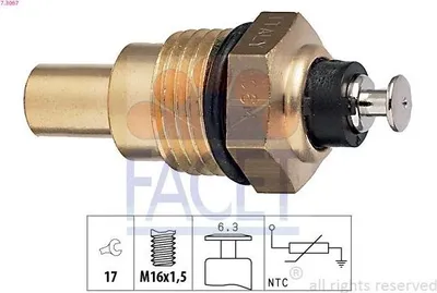 Produktbild von FACET 7.3067 Kühlmitteltemperatursensor für ISUZU D-Max I Pickup (TFR, TFS) für OPEL Campo (TF0, TF1) Monterey A (M92) Monterey B (M98)