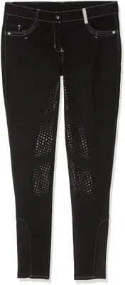 Obrázok produktu pre Jazdecké nohavice BasicPlus pre ženy, čierne, veľkosť 46