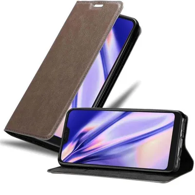 Immagine prodotto di Cadorabo custodia per Xiaomi Mi 8 LITE custodia protettiva in marrone custodia per cellulare cover chiusura magnetica