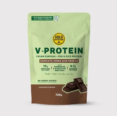 Produktbild von Gold Nutrition  V-Protein, Schokolade / 720 g