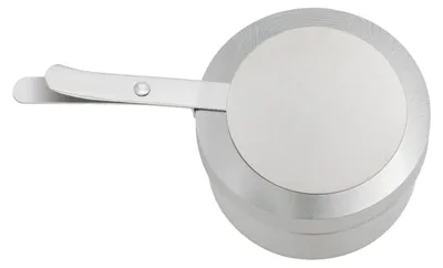 Imagen del producto de Recipiente para mantener alimentos calientes, redondo, de 5,28 cuartos de galón, color plateado, de acero inoxidable, ideal para buffets