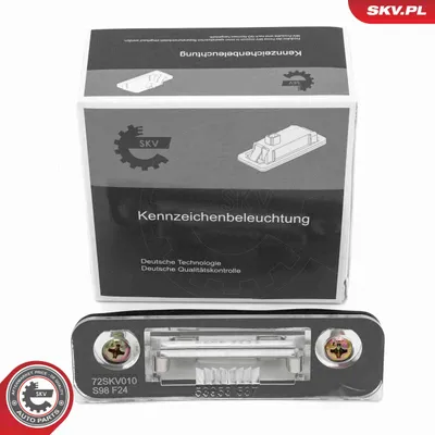 Produktbild von ESEN SKV 72SKV010 Kennzeichenbeleuchtung Rechts Links für FORD Fiesta Mk6 Schrägheck (JA8, JR8)